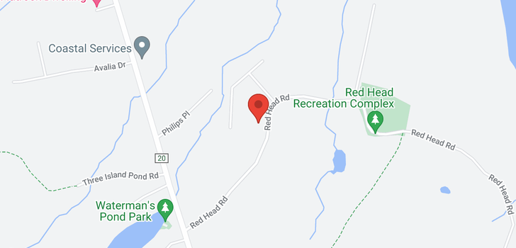 map of 65 Red Head Road